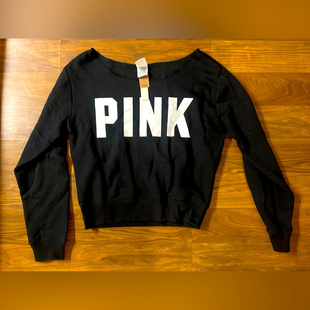 PINK Cropped Sweatshirt